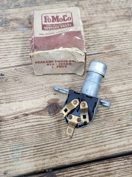 NOS 1938-47 FORD & TRUCK 39-47 MERCURY 42-48 LINCOLN DIMMER SWITCH 81A-13532-B