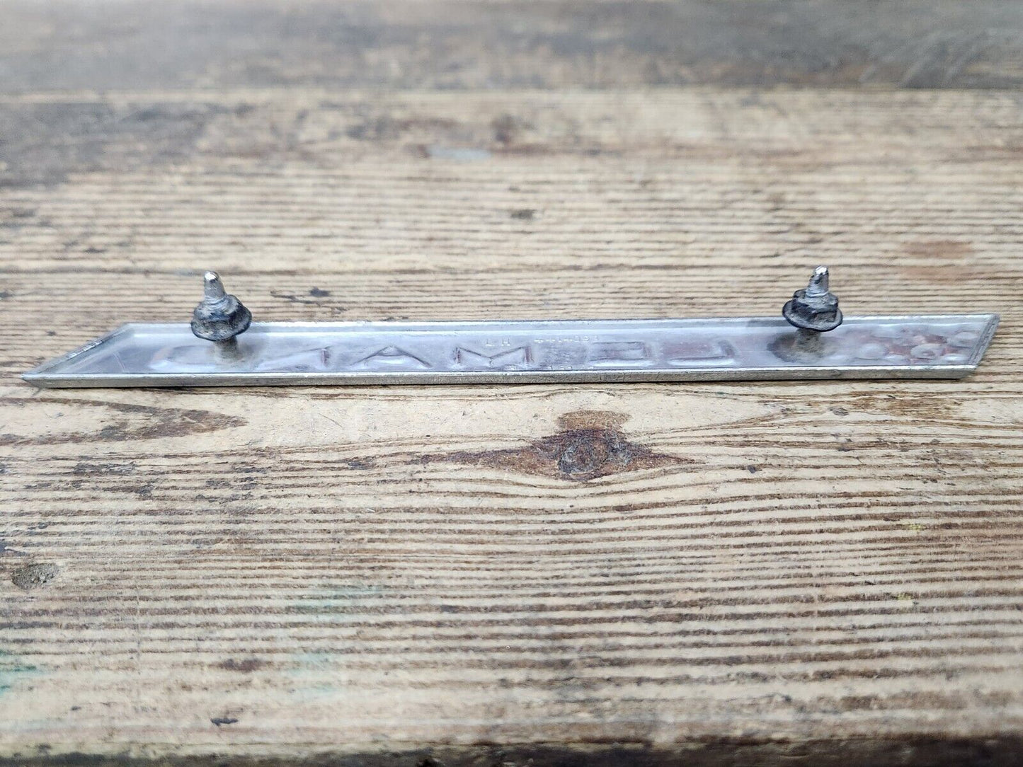 1964 1965 PONTIAC LEMANS L.H. DRIVER FENDER EMBLEM OEM GM 4414093