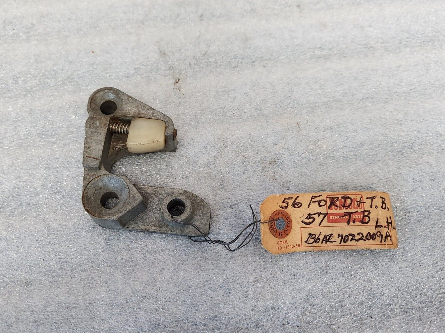 NOS OEM 1956 Ford Car 1956-1957 Thunderbird Left Door Lock Striker Plate