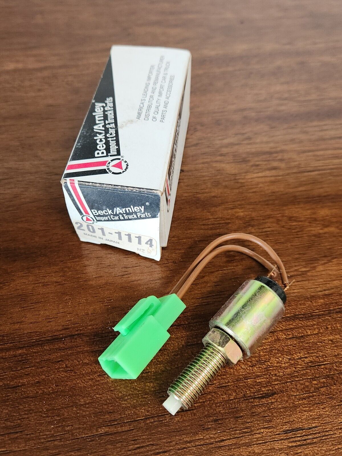 NEW Beck Arnley 201-1114 Brake Stop Light Switch 80-83 Datsun 200SX 82-86 Stanza