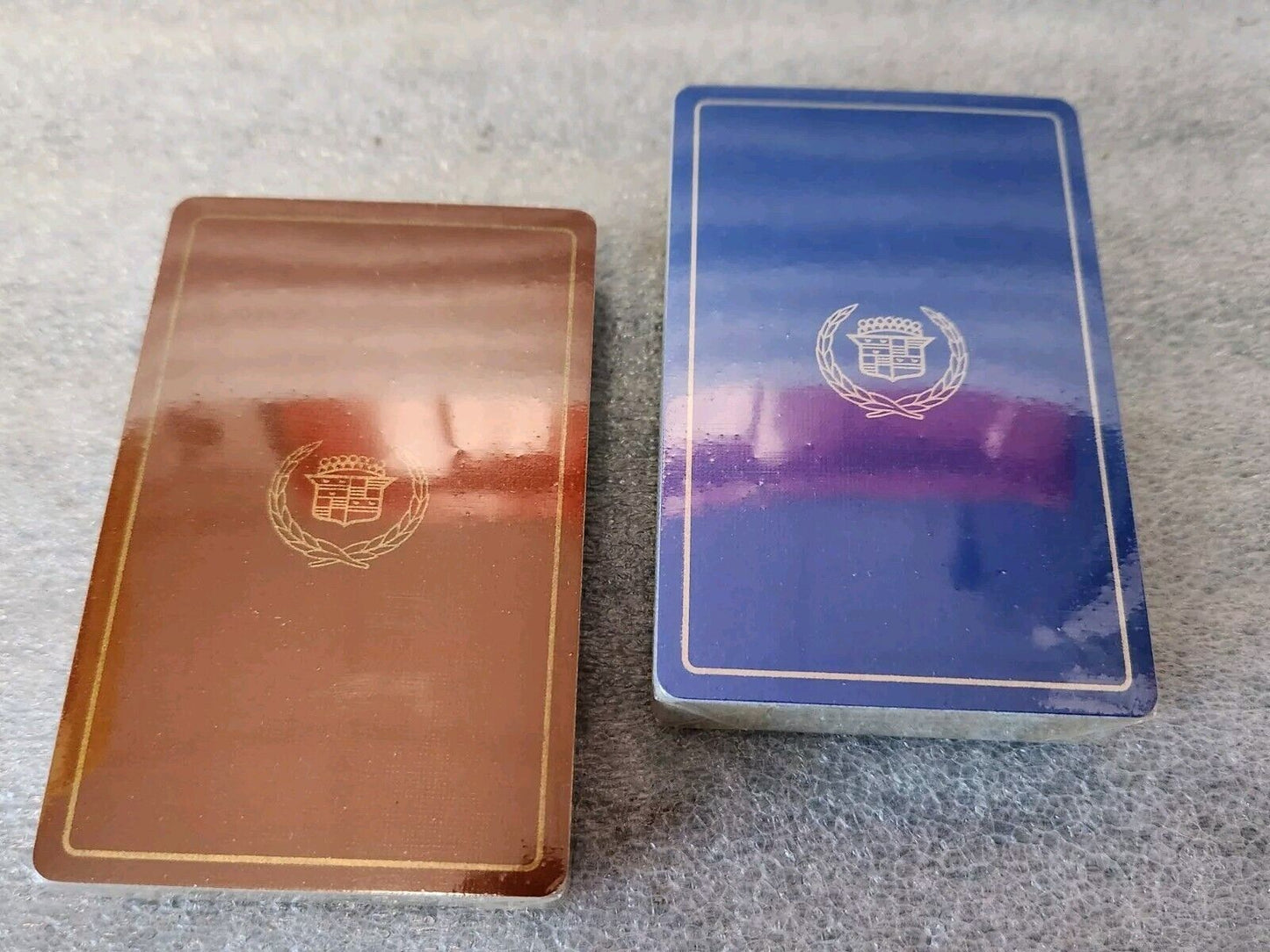 Vintage Cadillac Logo Crest Playing Cards 2 Decks New Never Opened Made USA