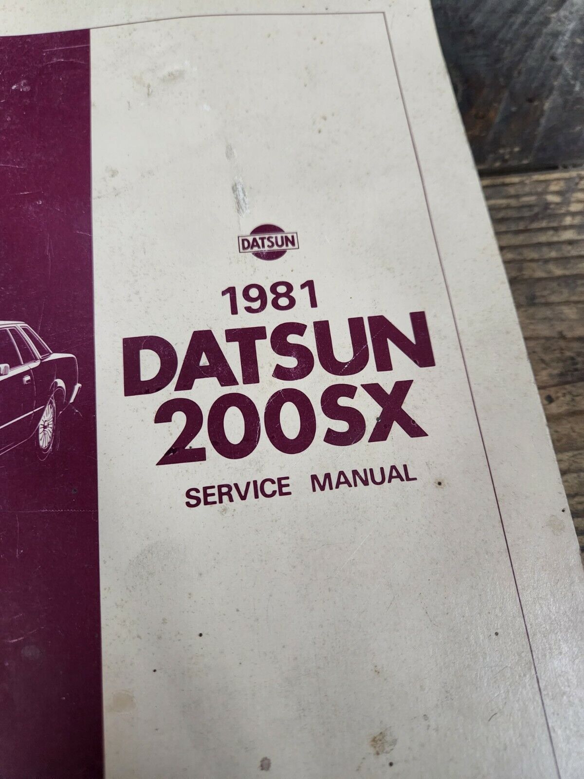1981 Nissan Datsun 200SX Service Shop Repair Manual NICE FREE SHIPPING