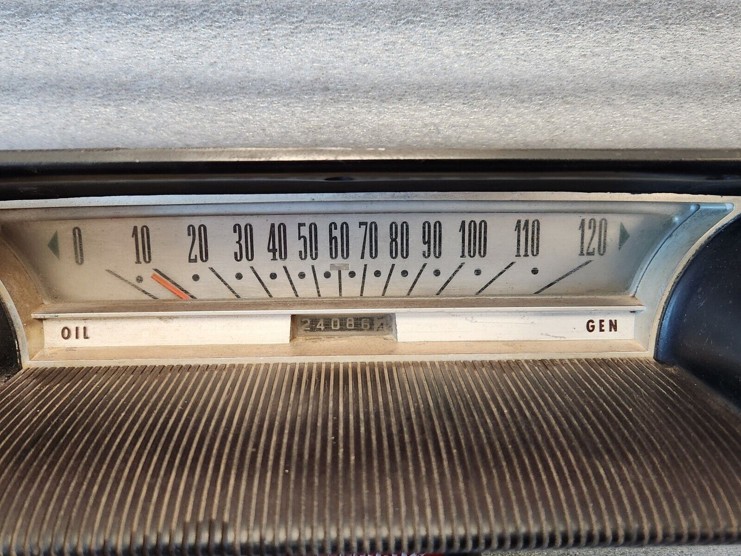 1963 1964 Ford Galaxie 500 speedometer and instrument cluster Dash Gauges Black