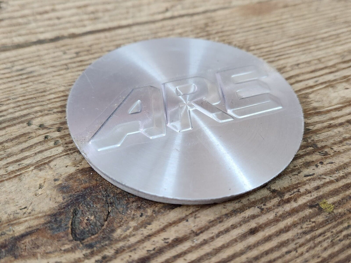 NEW ARE WHEEL RIM CENTER CAP DECAL  899069 AMERICAN RACING METAL 2 3/4"
