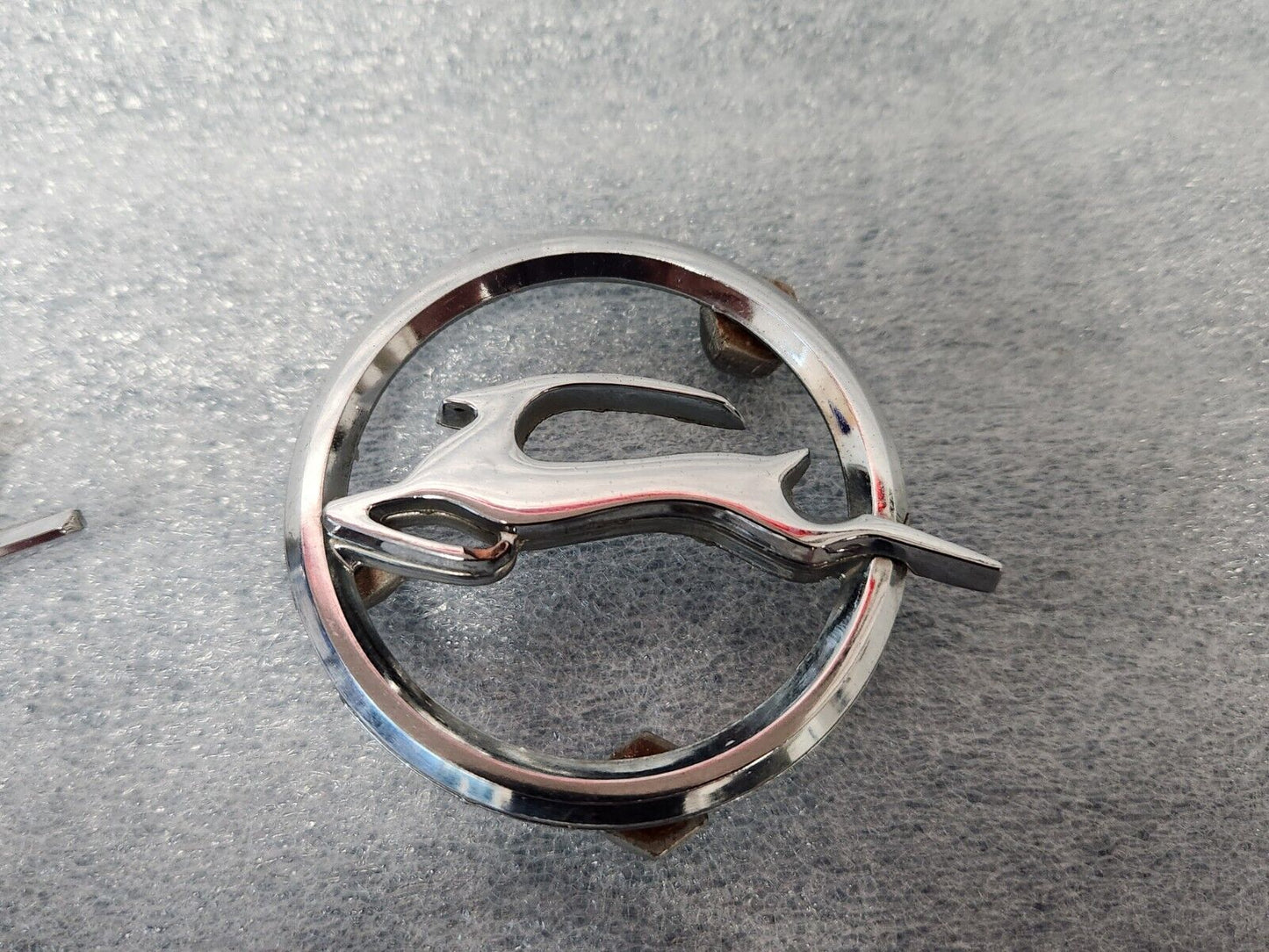 1962 Chevy Impala Rear Quarter Panel Emblems Scripts Deer Set Of 4 OEM GM