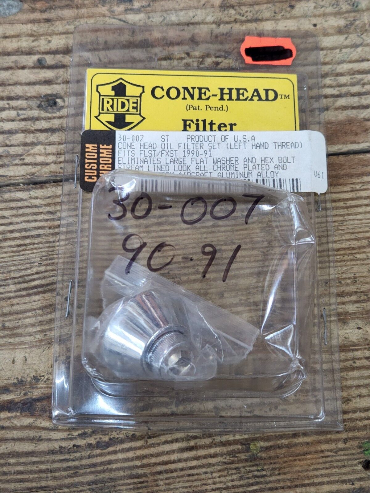 NEW Cone-Head Oil Filter Hardware for Harley Softails FLST & FXST 1990 1991 USA