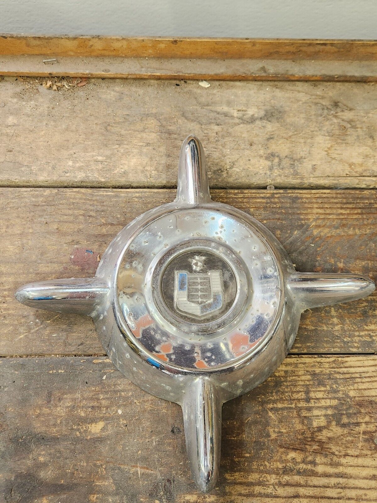 1955 1956  MERCURY MONTCLAIR MONTEREY WHEEL COVER  SPINNER CAPS SET OF 4 OEM