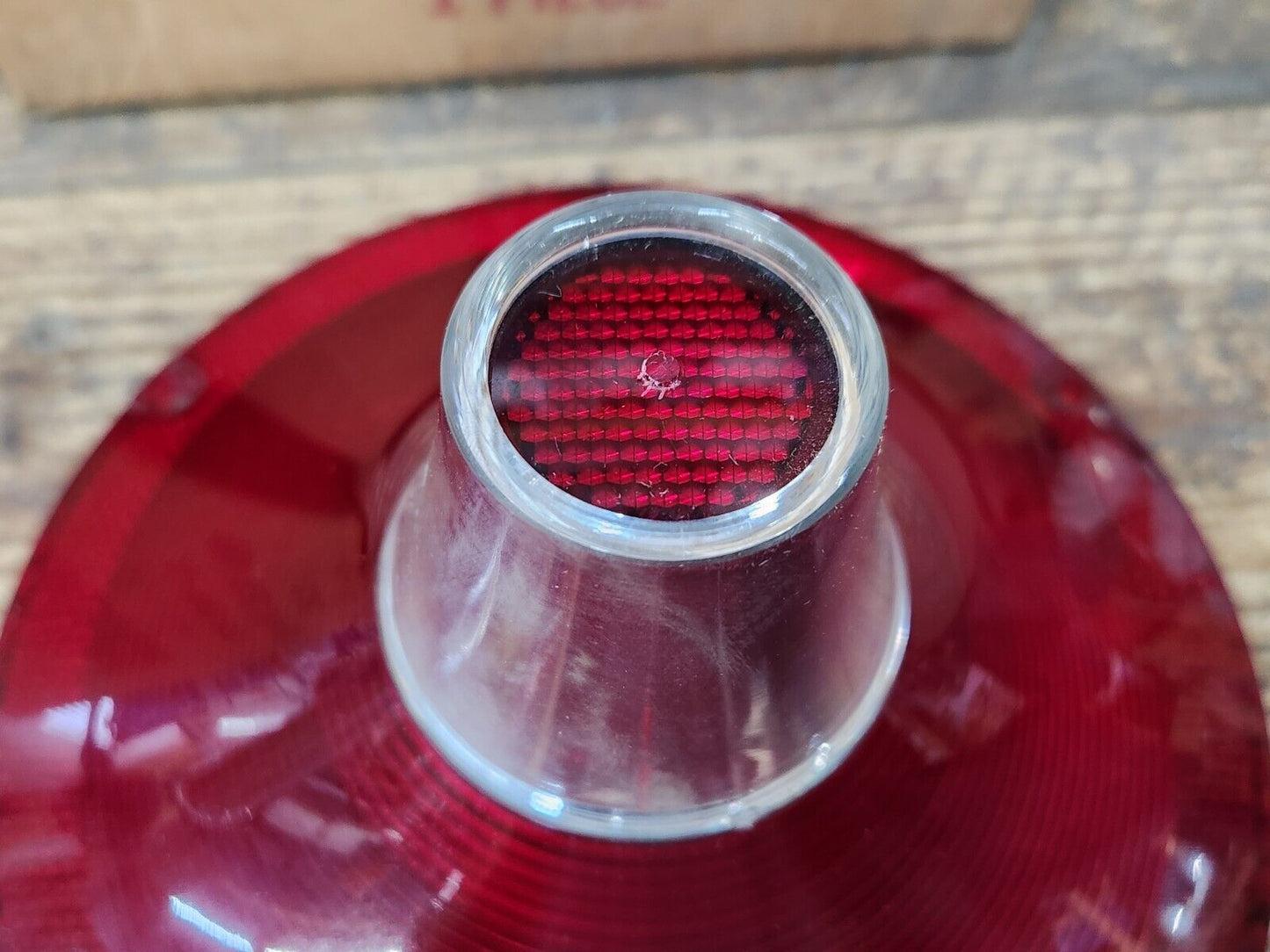 NOS OEM PAIR 1961 FORD FAIRLANE GALAXIE TAIL LIGHT LAMP LENS W/O BACK UP NIB