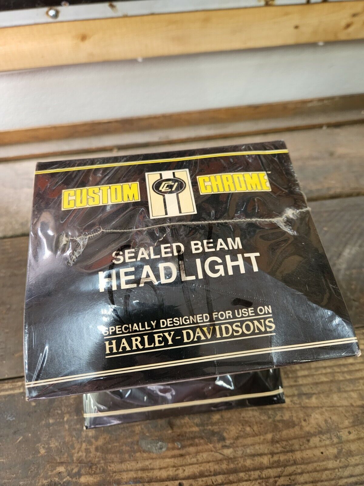 NEW 5 3/4" Chrome Round Headlamp Headlight 6V Harley Chopper Bobber Custom USA
