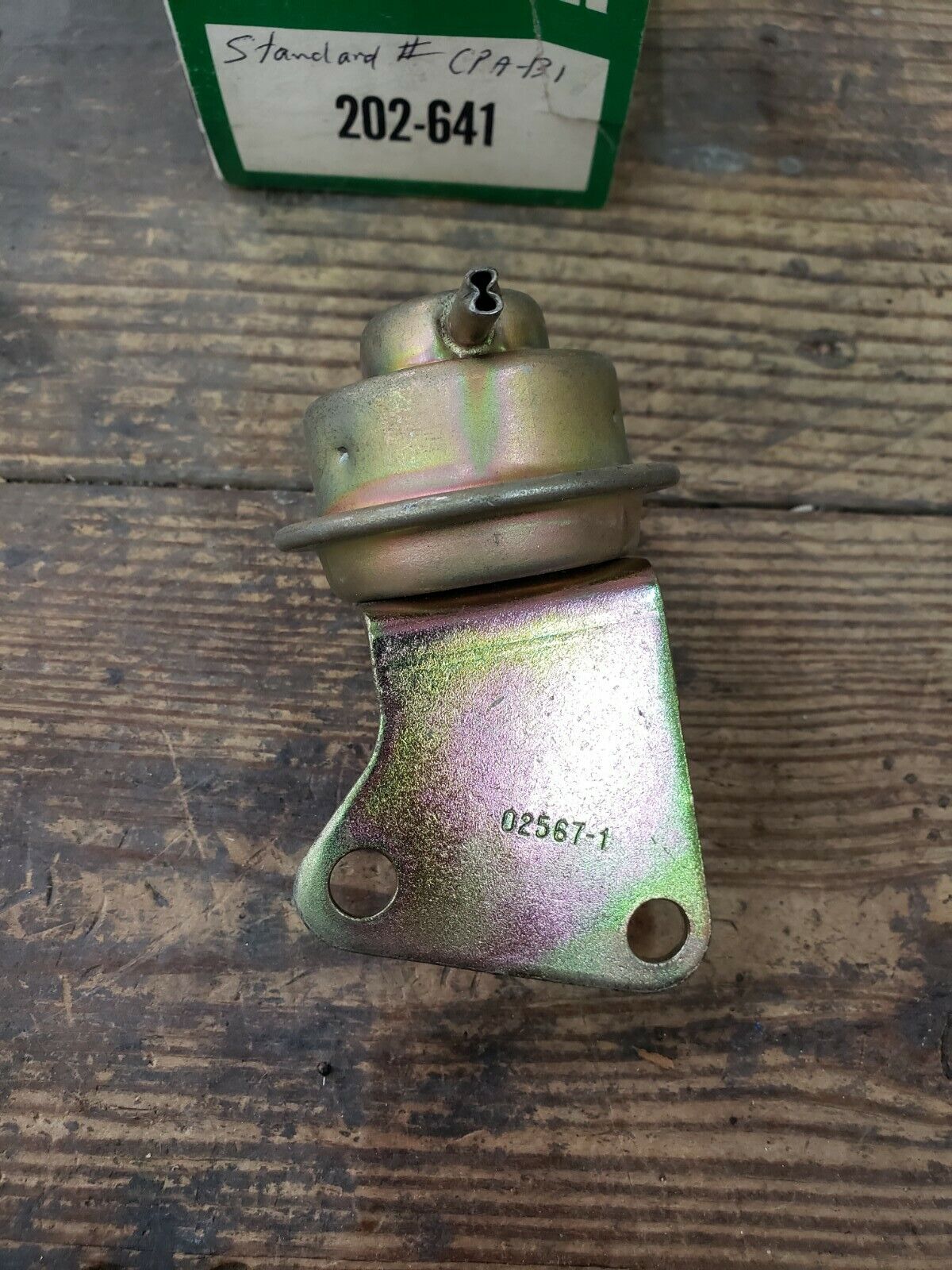 NEW Carter 202-641 Carburetor Choke Pull-Off FREE SHIPPING  USA MADE