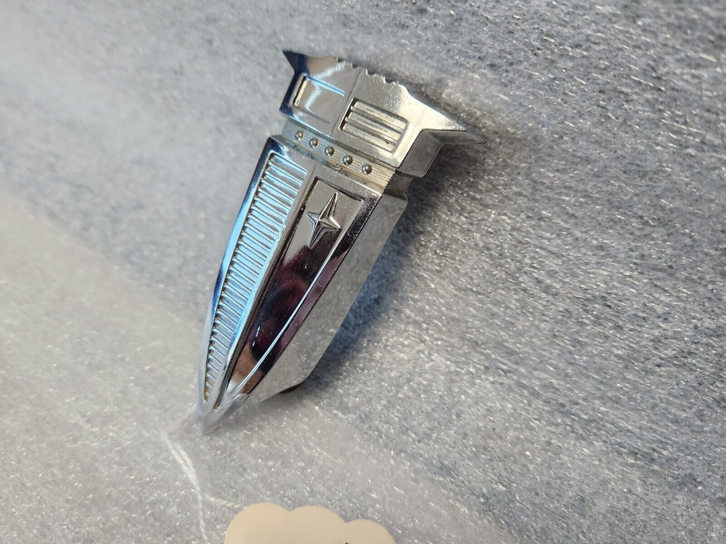 1960 Pontiac Bonneville & Ventura Fuel Door Ornament Emblem Badge OEM 4782696