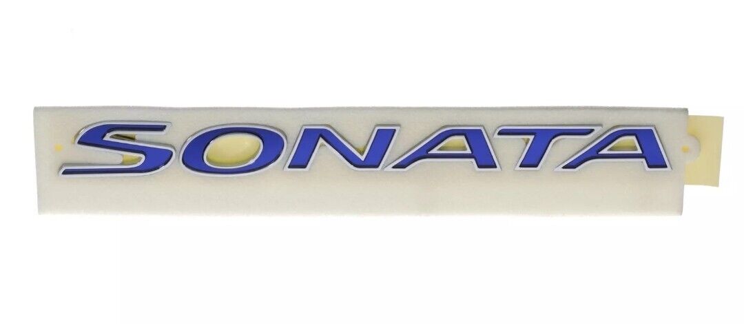 NEW GENUINE REAR Trunk Lid Emblem BLUE 11-15 Hyundai Sonata Hybrid 86310 4R000
