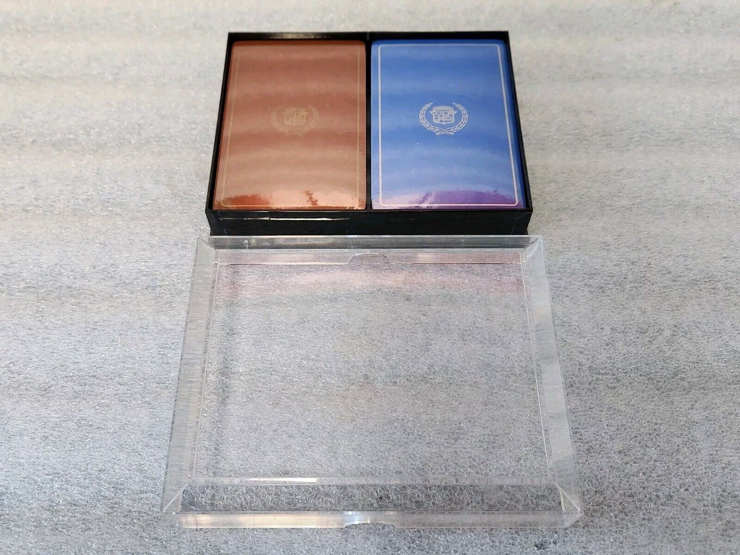 Vintage Cadillac Logo Crest Playing Cards 2 Decks New Never Opened Made USA