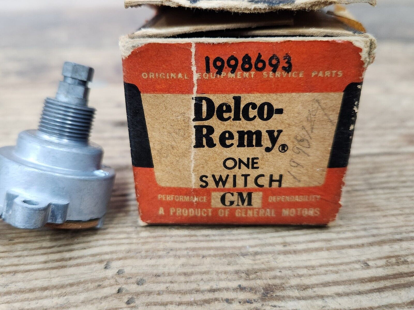 NOS OEM GM Delco Remy 1959 1960 Chevrolet 1959 Buick Wiper Switch 1998693