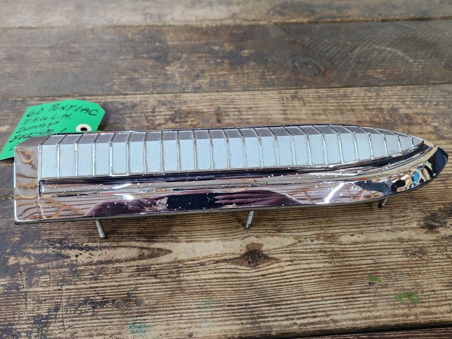 1960 PONTIAC BACK UP LAMP Delete Cover Bonneville Ventura ALL EXCEPT WAGON