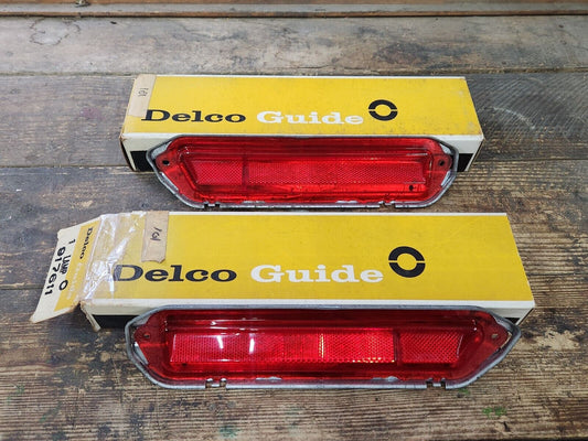 NOS OEM GM 1972 1973 Chevrolet Impala Caprice Quarter Lights Lamps Chevy Bel Air