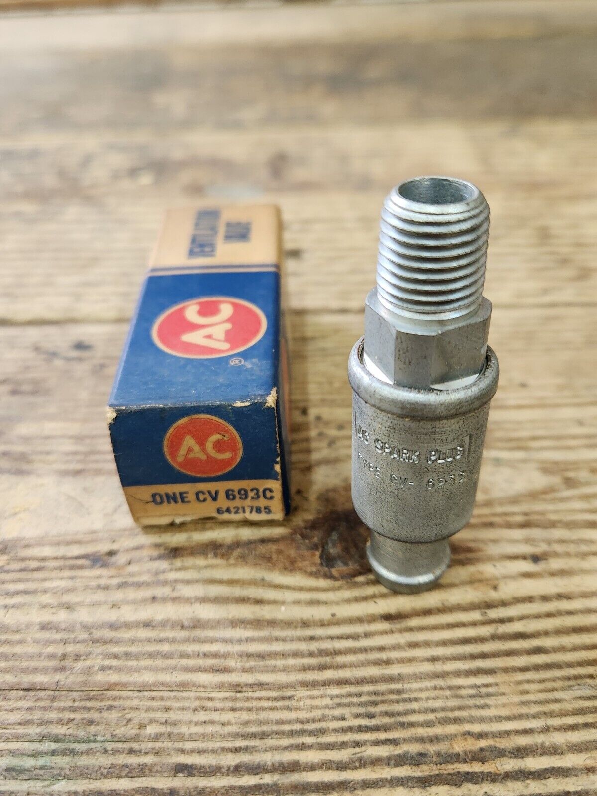 NOS OEM 1961 1962 Corvette PCV Valve CV693C Factory AC Delco