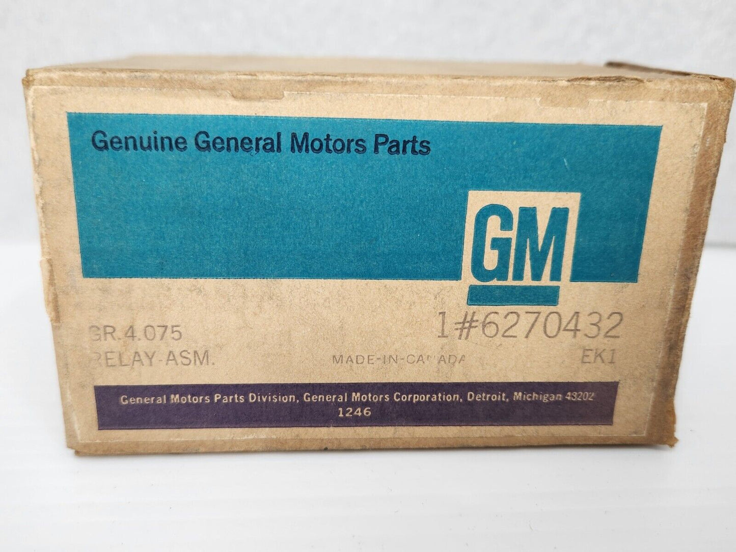 NOS OEM GM Spark Relay 1971-1974 Chevy Pickup & Blazer T.H. 350 6270432