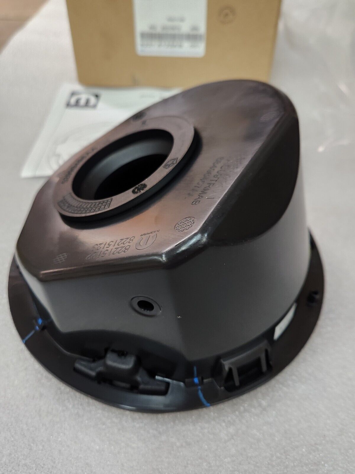 Fuel Door Black Powder coated Aluminum 2018-2024 Jeep Wrangler JL OEM 82215123AB