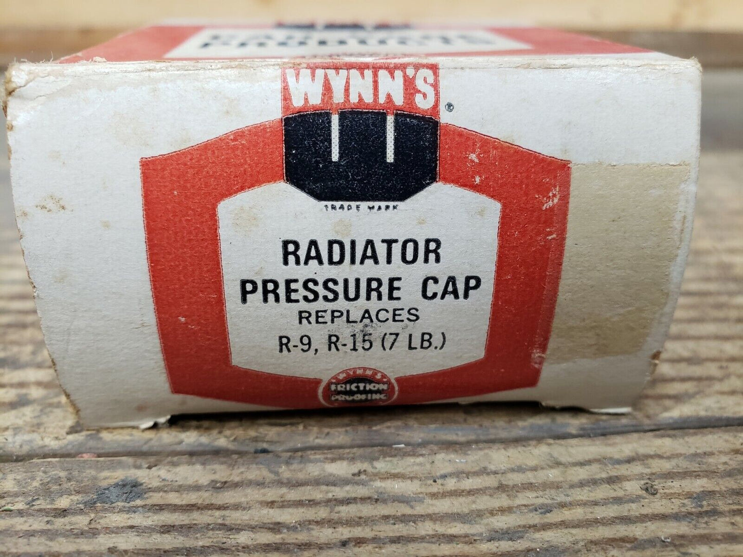 NOS Wynns Radiator Pressure Cap R-9 R-15 7lb 54-57 Chevy Pontiac 55-60 Corvette