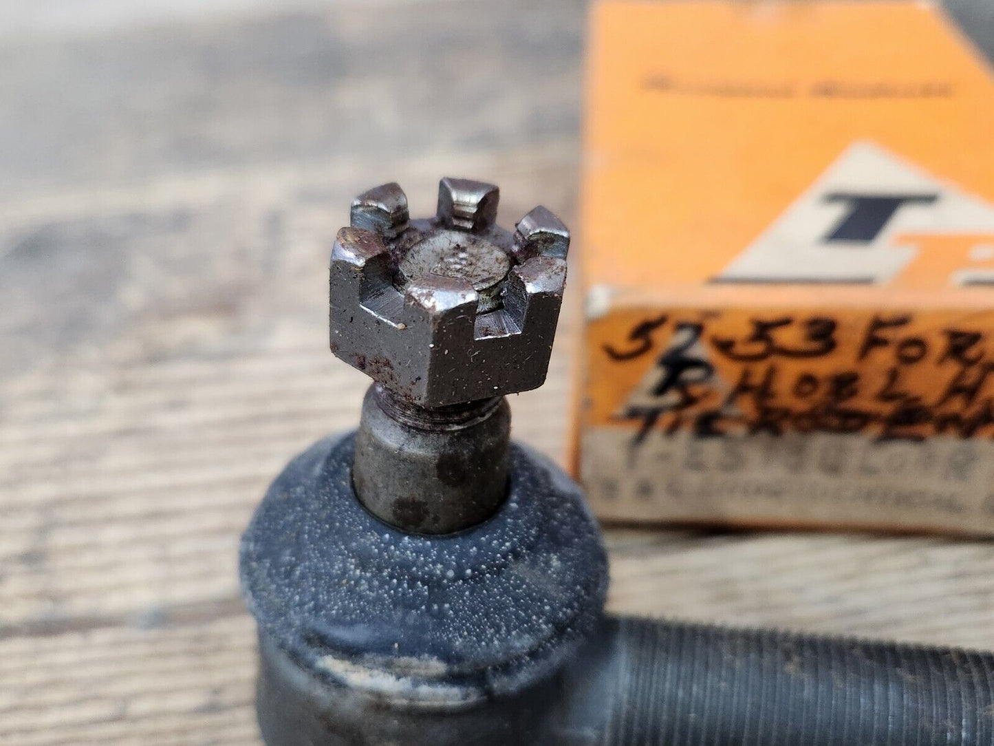 1952 1953 Ford Passenger Car RH or LH Tie Rod End NORS NEW USA MADE ES180