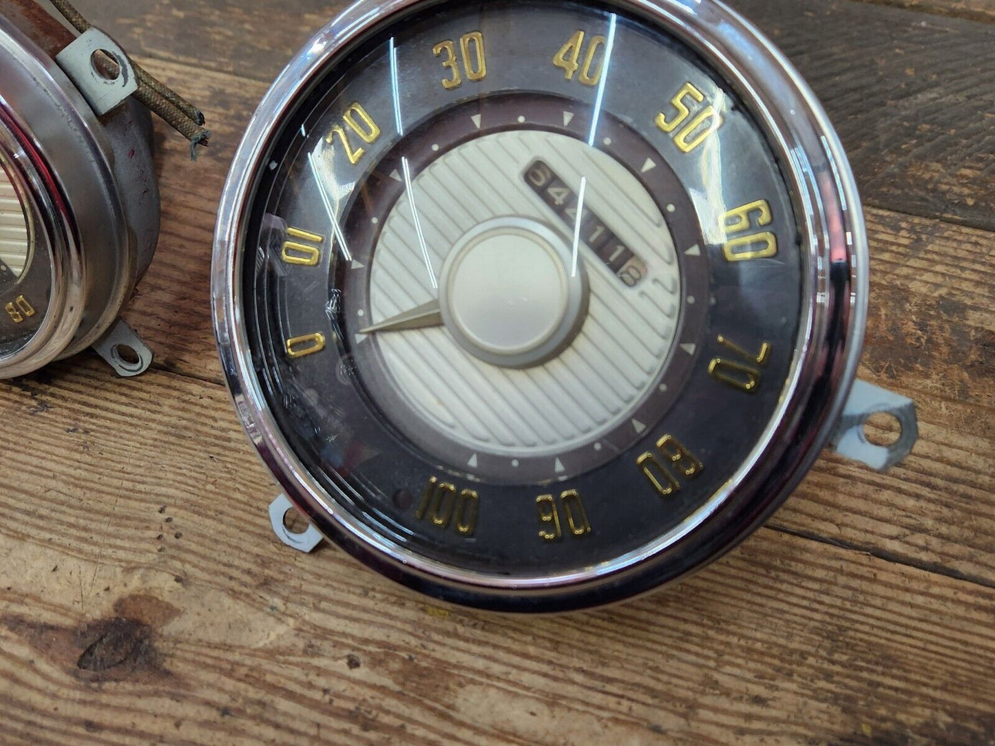 1951 1952 Desoto Speedometer & Fuel / Oil Gauge Gauges Combo OEM