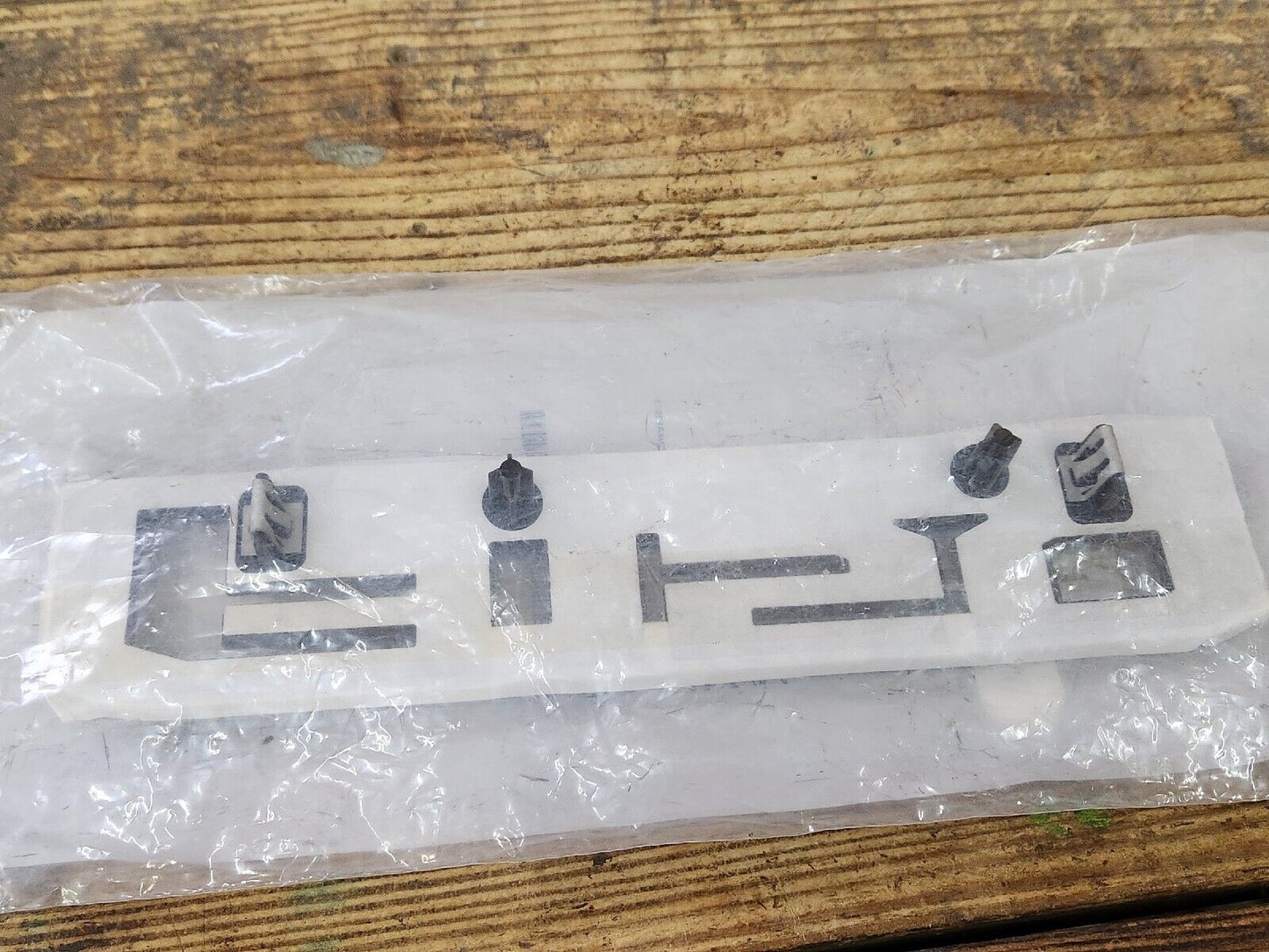 NEW OEM 2018 - 2020 Ford F150 STX Nameplate Emblem LH Driver Side chrome & black