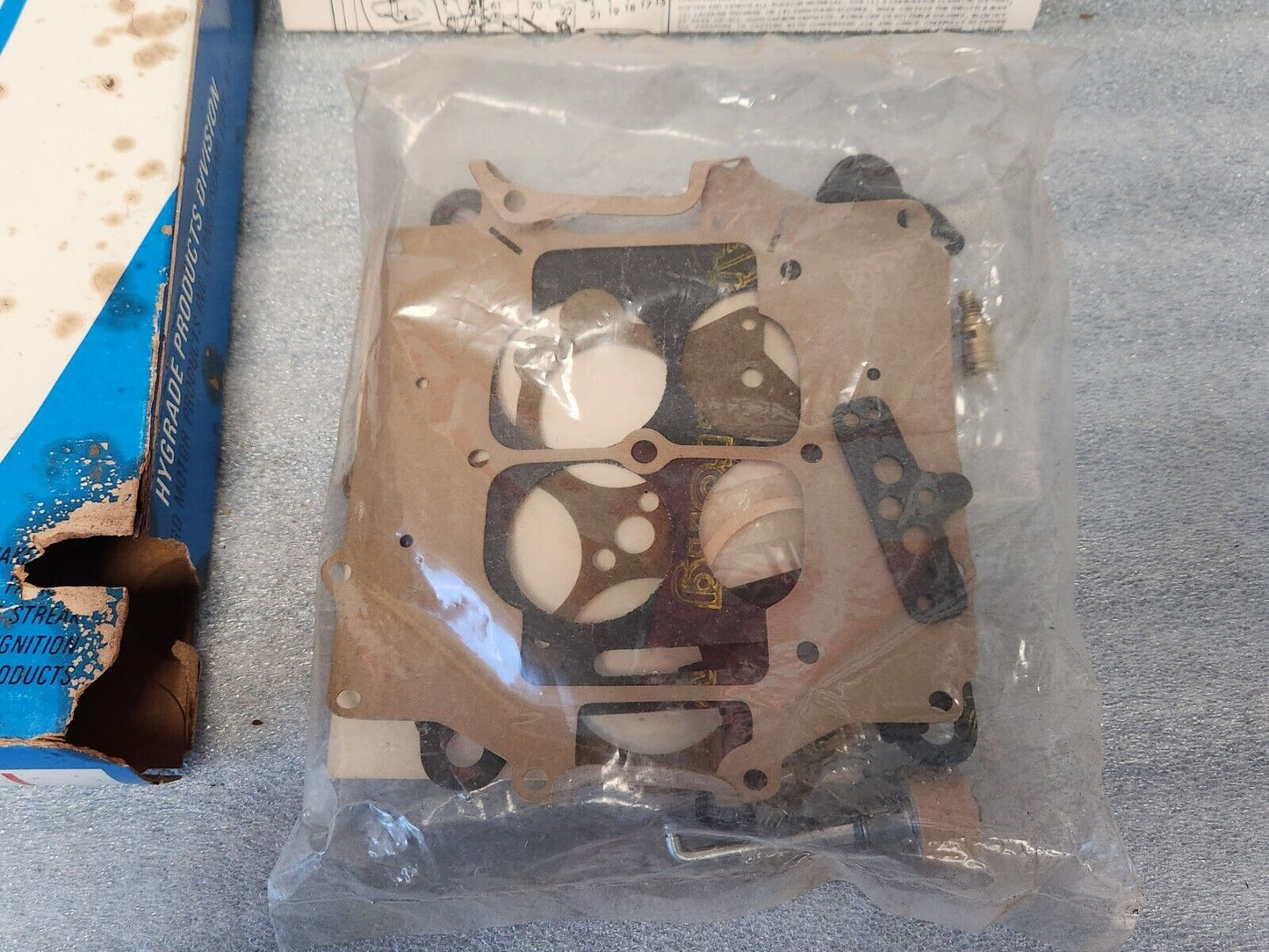 NEW 1964-1966 Chevrolet 409 CID V8 Carburetor Rebuild Kit 4 Bbl Rochester 4GC