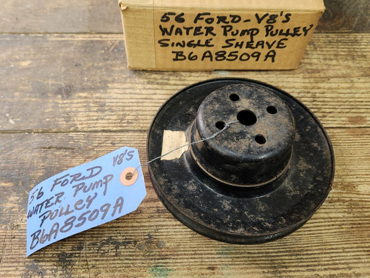 NOS OEM 1956 Ford Mercury water pump pulley 272ci 292ci 312ci Y block FoMoCo