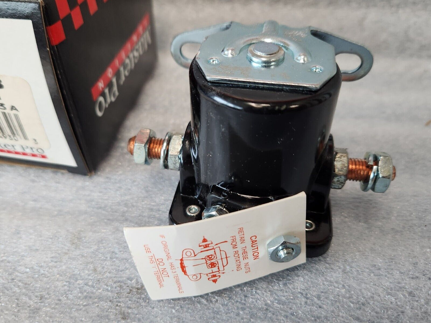 NEW Borg Warner Starter Solenoid S-63 12 Volt New Old Stock Hot Rod Rat Rod