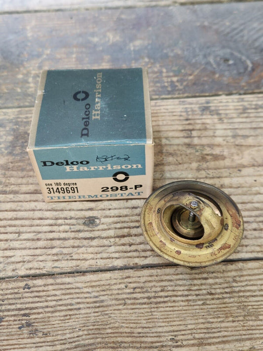 NOS Delco Harrison 180 Thermostat 1960-1968 Dodge Dart Lancer 6 Cyl 298P