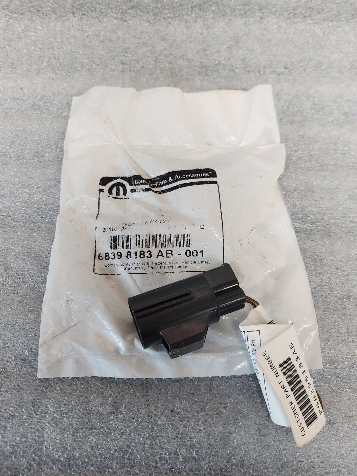 NEW Genuine Mopar 2019-2024 RAM 2500 3500 Jumper Wiring 68398183AB