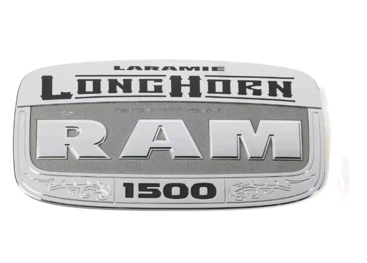 11-18 Dodge Ram 1500 Laramie Long Horn FRONT DOOR CHROME EMBLEM BADGE OEM MOPAR