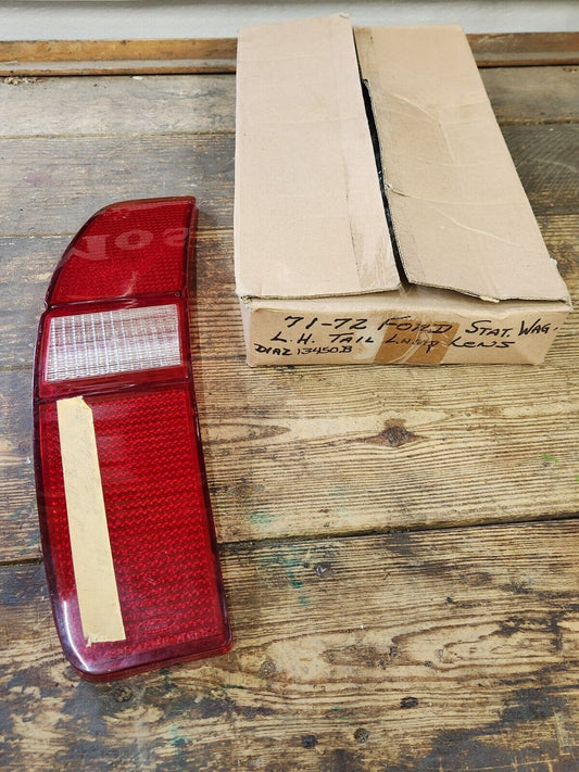 Ford LTD & Country Squire Wagon 1971-72 Tail Light Lens Assembly Left Side