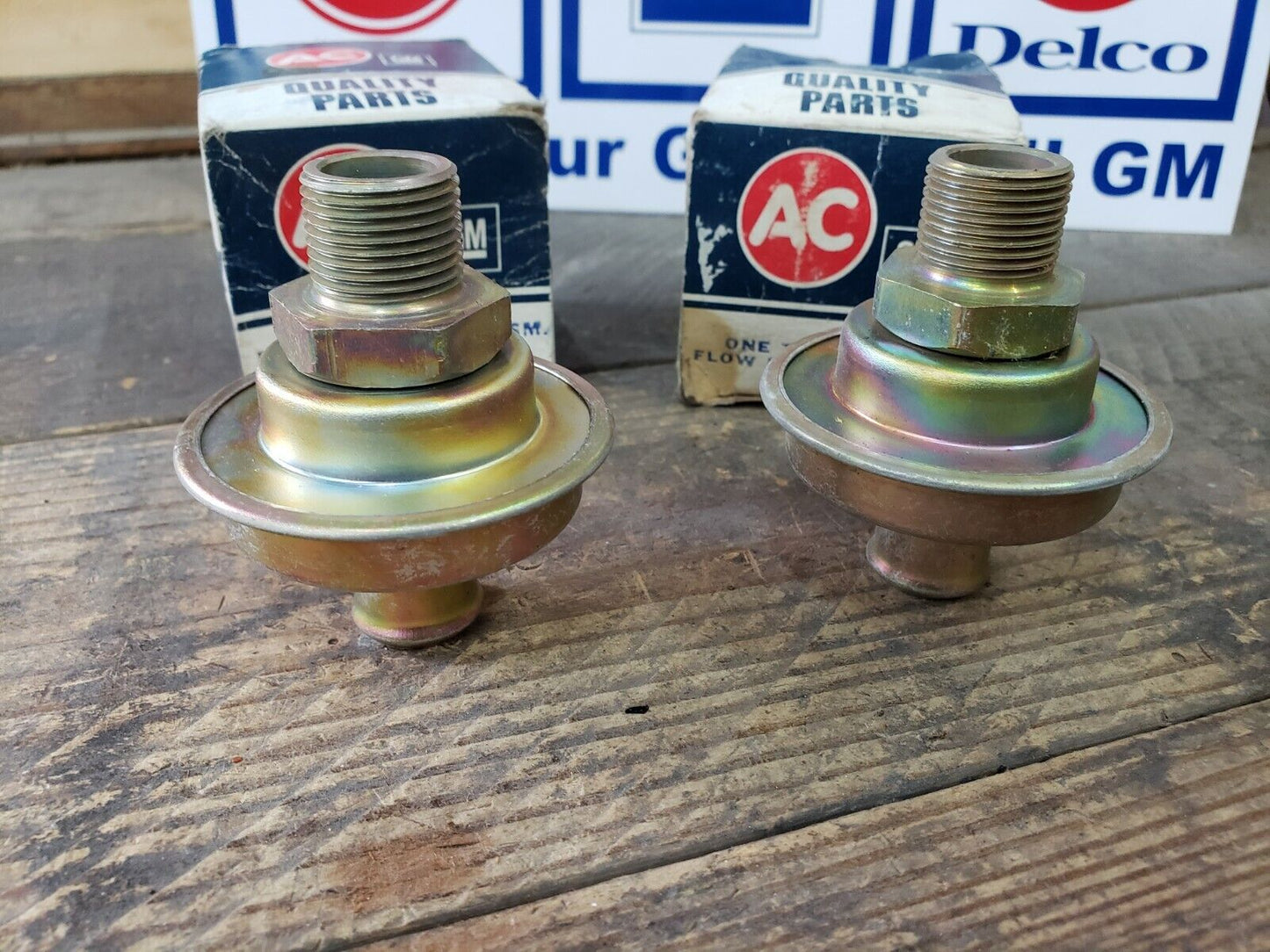 NOS PAIR AC Flow Regulator CV804 GM 8997446 Chevy Buick Olds Cadillac Pontiac