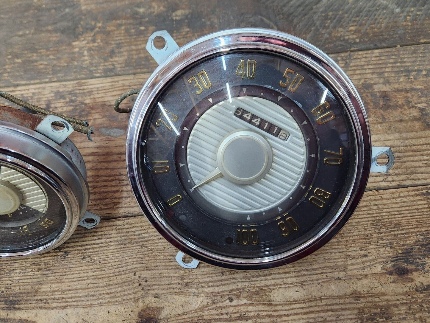 1951 1952 Desoto Speedometer & Fuel / Oil Gauge Gauges Combo OEM