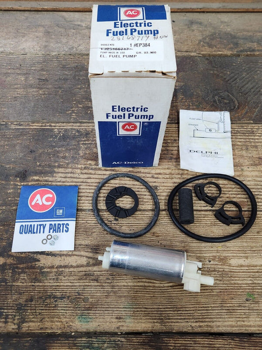 NOS OEM AC Electric Fuel Pump Chevrolet Camaro Corvette L4 5.7 V8 25166717 EP384