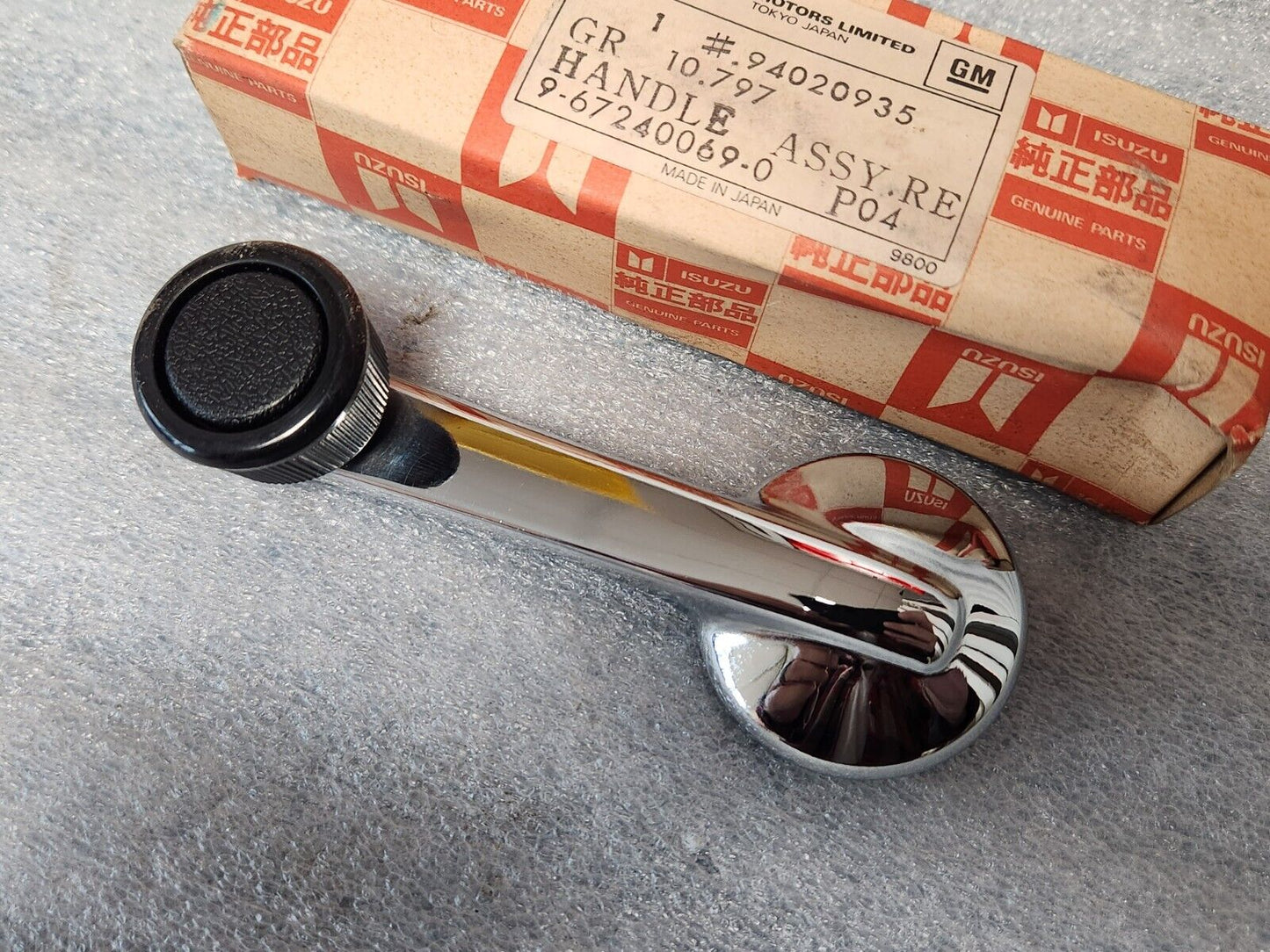 NOS OEM ISUZU HOLDEN CHEVROLET LUV KB KB20 GEMINI TX TC WINDOW CRANK HANDLE