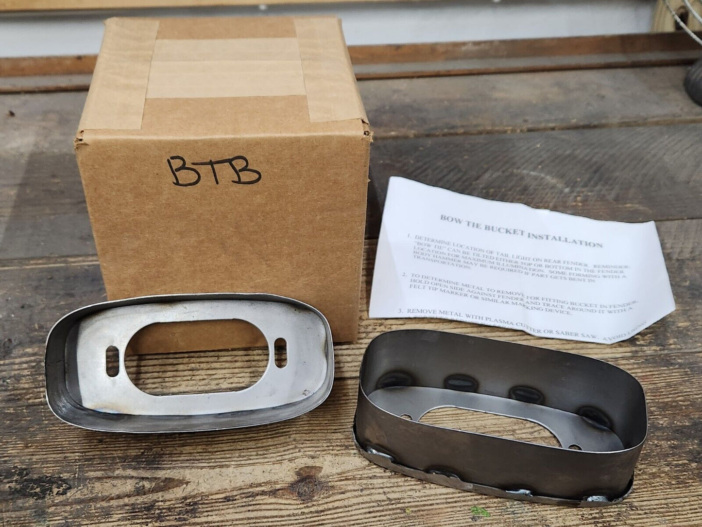 1941-1948 Chevy Tail Light French Frenching Buckets NEW Hot Rod Custom Kustom