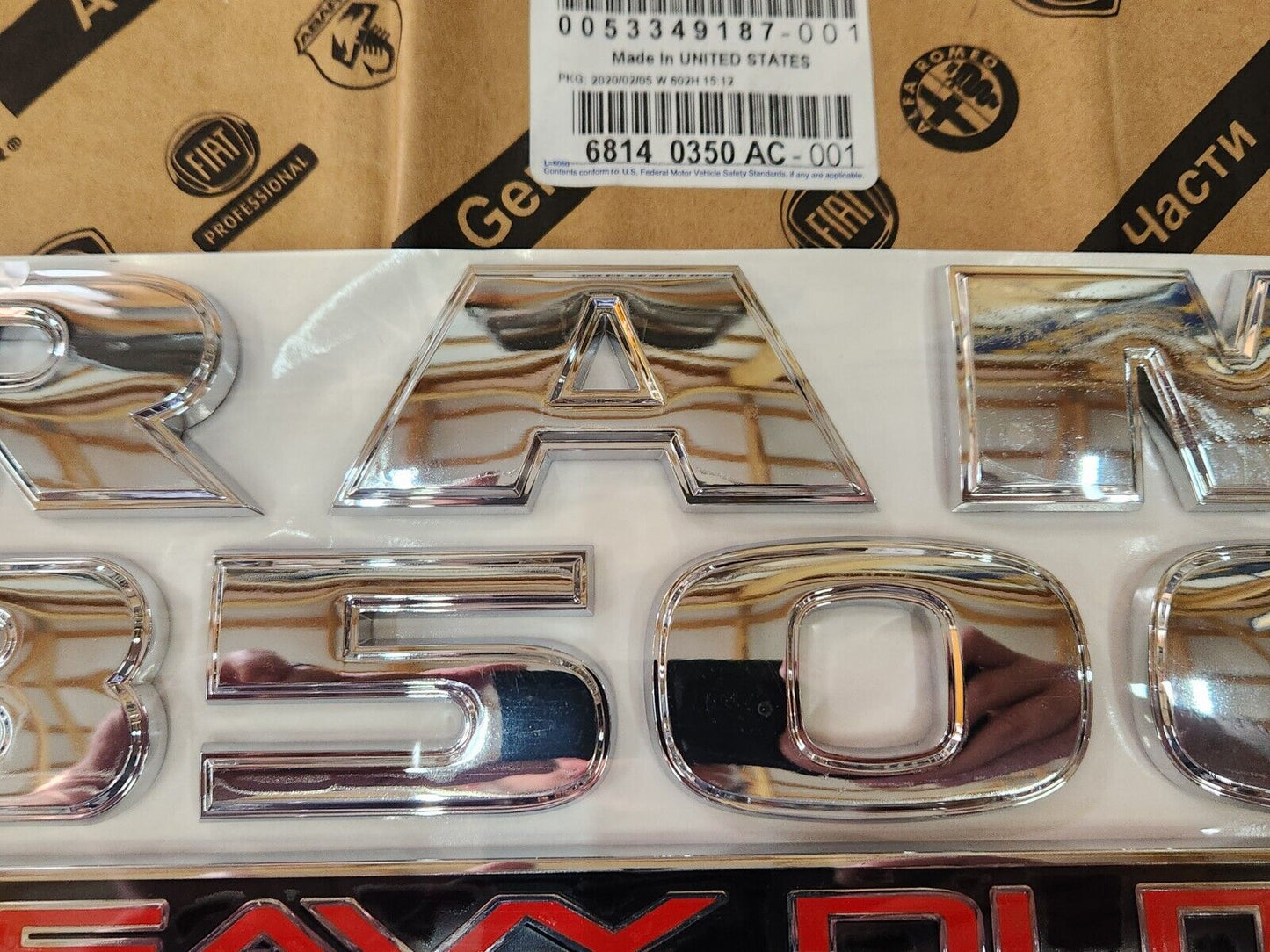 98-16 Dodge Ram 3500 HEAVY DUTY Emblem Nameplate NEW MOPAR GENUINE OEM