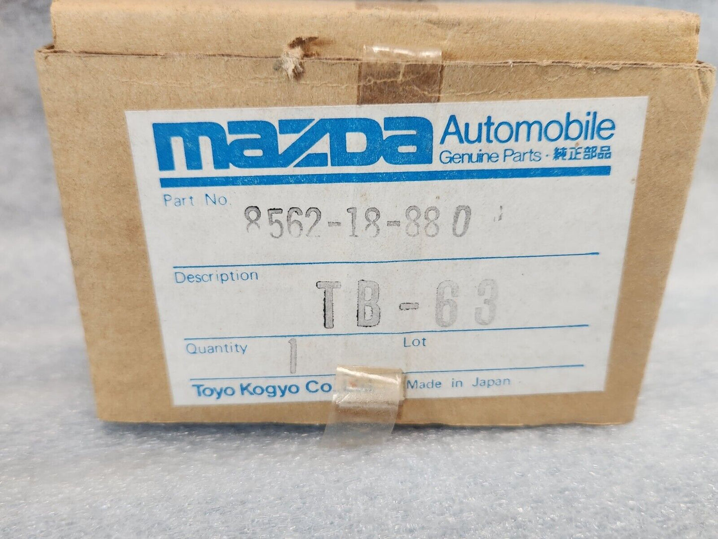 NOS OEM 8562-18-880 Mazda Oil Pressure Switch Fitting 1977-78 RX3  1979 RX7