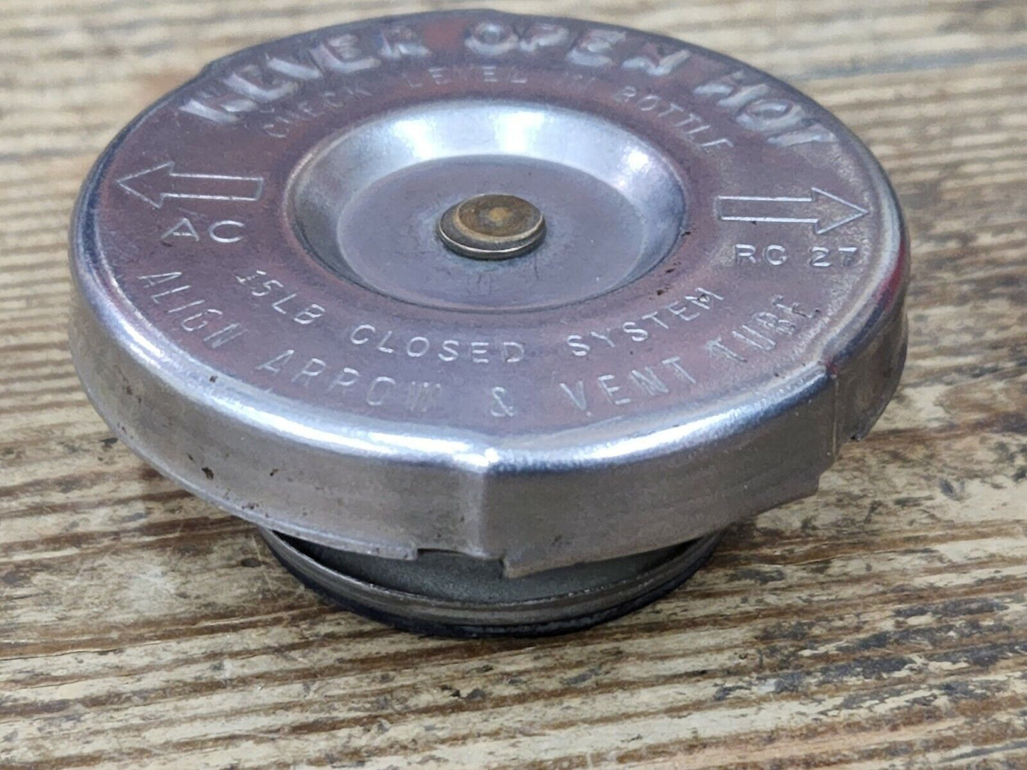 71 72 73 74 75 76 77 78 79 80 81 CAMARO FIREBIRD CUTLASS RC27 RADIATOR CAP OEM