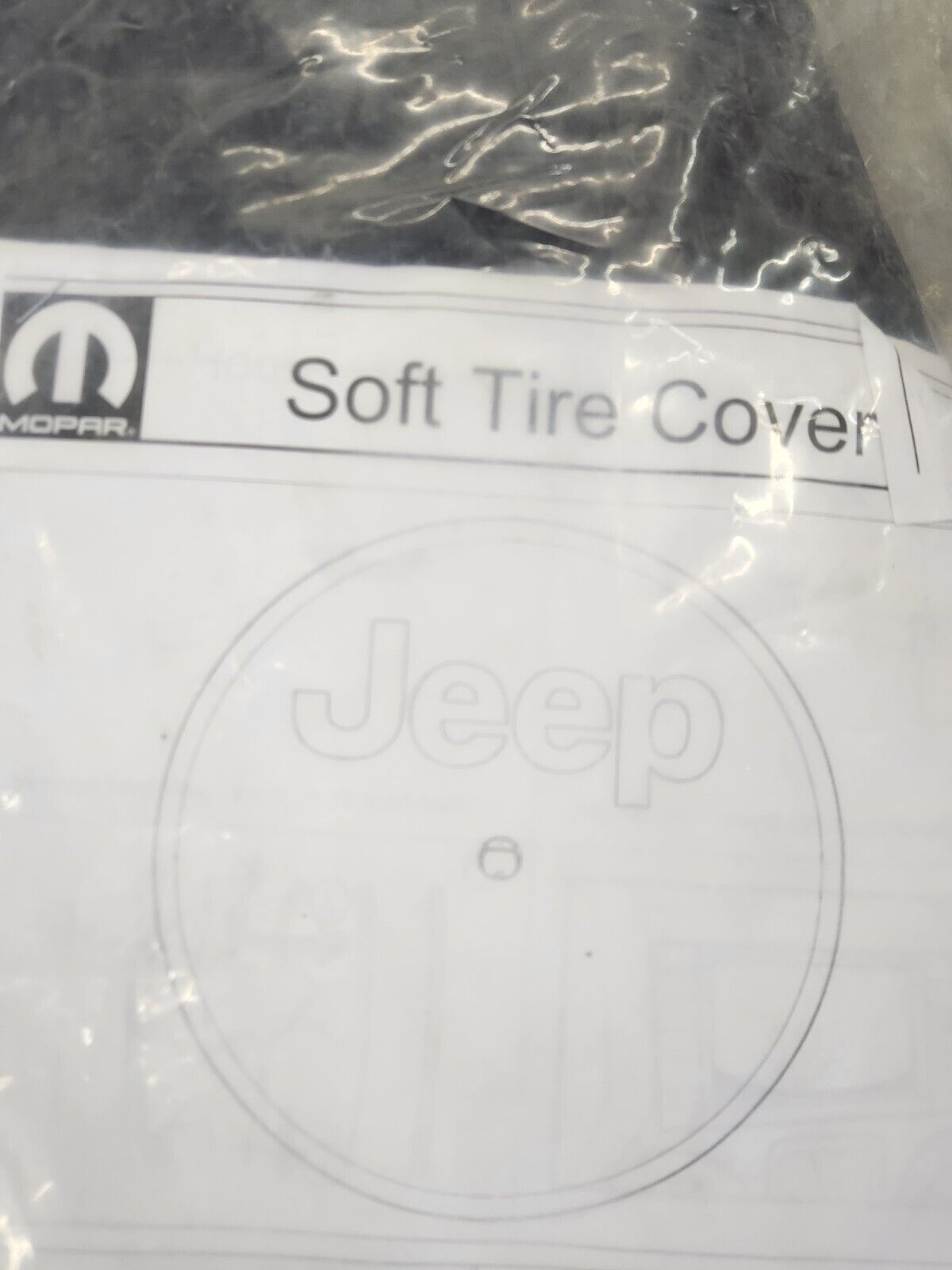 NEW OEM MOPAR 2018-24 JEEP WRANGLER JL BODY SAHARA SPARE TIRE COVER 82215447