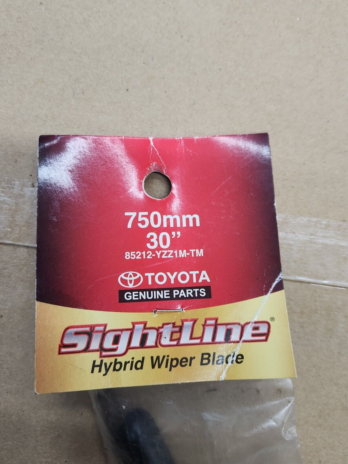 NEW OEM 2012-2018 TOYOTA YARIS GENUINE SIGHTLINE WIPER BLADE 85212-YZZ1M-TM