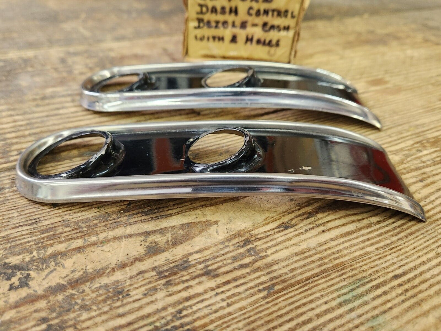 1953 Ford Crestline Customline Interior Dash Controls Bezel Finish Panel Plates