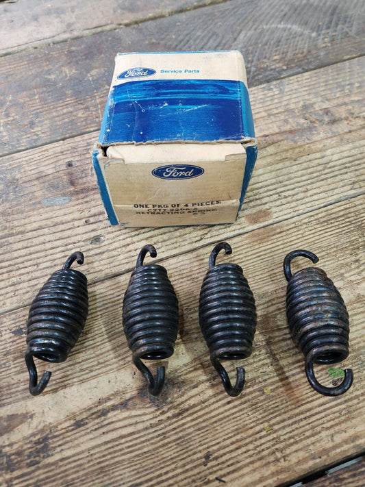 4 PCS FORD 1964-1972 TRUCK "SPRING" BRAKE SHOE RETRACTING BENDIX 15X4 & 15X4 1/2