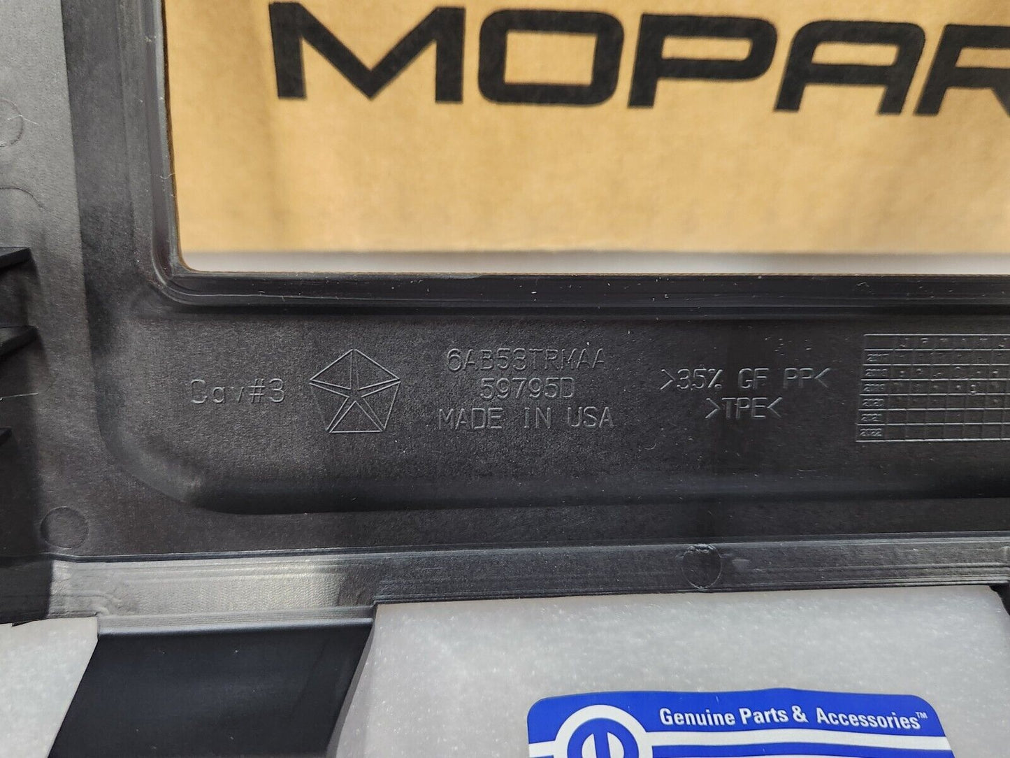 NEW OEM 2018-2023 Jeep Wrangler JL Gladiator JT 7.0" Radio Trim Bezel Surround